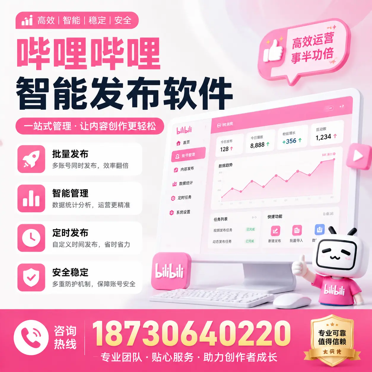 如何评估哔哩哔哩智能发布软件的ROI?芜湖 企业必读